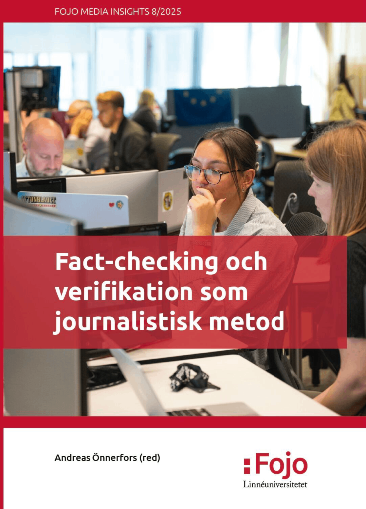 Fact-checking och verifikation som journalistisk metod