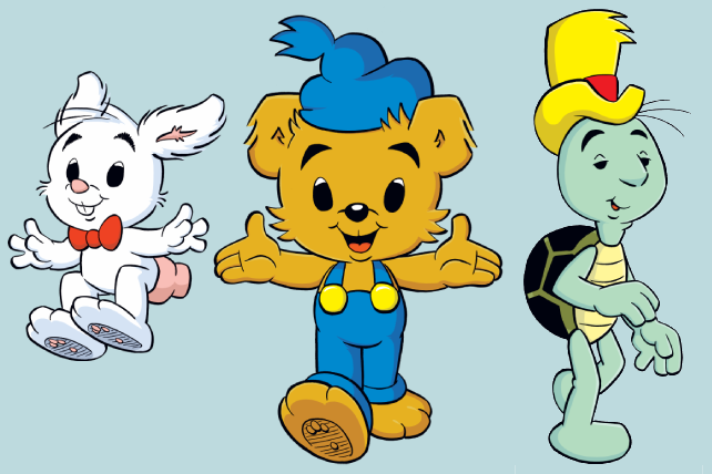 Lille Skutt, Bamse och Skalman.